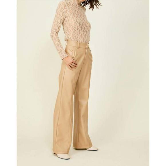NEW LINE AND DOT carmela pant in tan - Picture 2 of 4